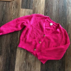 Neon, chunky cardigan